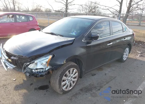 2013 Nissan Sentra Sv z USA, uszkodzony, nr VIN 1N4AB7AP8DN906432